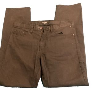 Nwot- BANANA REPUBLIC Slim Fit Black Twill Jeans Size 33x32